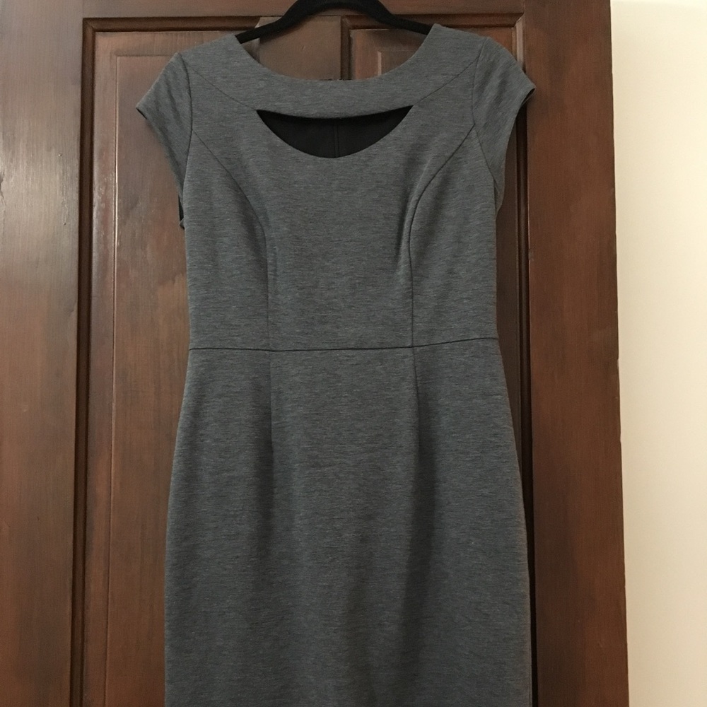 Banana republic gray work dress